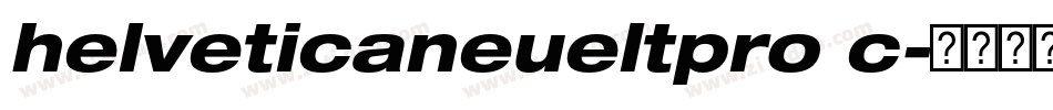helveticaneueltpro c字体转换